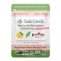 Safe Catch Wild Pacific Pink Salmon Skinless & Boneless Citrus Dill