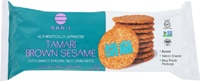 San-J Rice Crackers Tamari Brown Sesame Brown