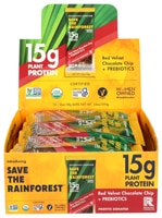 Save The Rainforest Bar by Shanti Balance Organic 15g Protein Bar + Prebiotics Red Velvet Chocolate Chip
