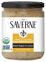 Saverne Sauerkraut Organic Black Pepper & Lemon