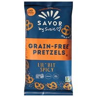 Savor by Suzie Grain Free Pretzels Lil Bit Spicy