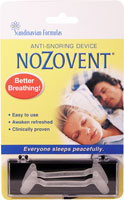 Scandinavian Formulas Nozovent Anti-Snoring Device