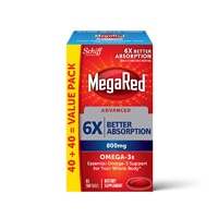 Schiff MegaRed Advanced 6X Absorption Softgels Omega 3 Supplement