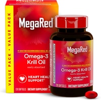 Schiff MegaRed Superior Softgels Krill Oil Omega 3 Supplement