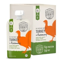 Serenity Kids Organic Baby Food Puree 6+ Months Turkey & Rosemary