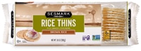 Sesmark Foods Gluten Free Rice Thins Brown Rice