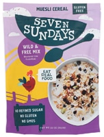 Seven Sundays Muesli Cereal Mix Wild & Free Blueberry Chia Buckwheat