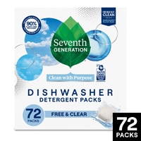 Seventh Generation Dishwasher Detergent Packs - Fragrance Free