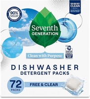 Seventh Generation Dishwasher Detergent Packs - Free & Clear