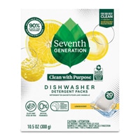 Seventh Generation Dishwasher Detergent Packs Lemon