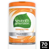 Seventh Generation Disinfectant Wipes Lemongrass Citrus