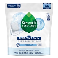 Seventh Generation Laundry Detergent Packs Sensitive Skin Free & Clear