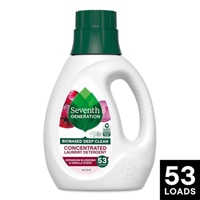Seventh Generation Liquid Laundry Detergent 53 Loads Geranium Blossoms & Vanilla