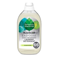 Seventh Generation Ultra Concentrated Liquid Laundry Detergent EasyDose 66 Loads Clean Scent