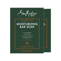 SheaMoisture Men Moisturizing Bar Soap Cleanser to Hydrate Skin