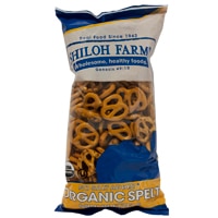 Shiloh Farms Mini Spelt Pretzels - No Salt Added - Organic