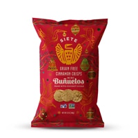 Siete Grain Free Cinnamon Crisps Mini Bunuelos Made with Coconut Sugar