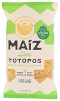 Siete Maiz Totopos Corn Tortilla Chips Organic Avocado Oil Lime