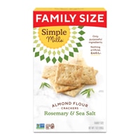 Simple Mills Almond Flour Crackers - Family Size Rosemary Sea Salt