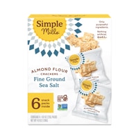 Simple Mills Almond Flour Crackers Gluten Free Fine Ground Sea Salt