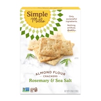 Simple Mills Almond Flour Crackers Gluten Free Rosemary & Sea Salt