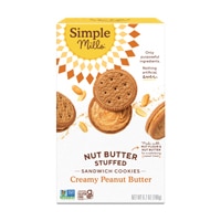 Simple Mills Nut Butter Stuffed Sandwich Cookies Creamy Peanut Butter