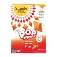 Simple Mills Pop Mmms Veggie Flour Baked Snack Crackers Pizza