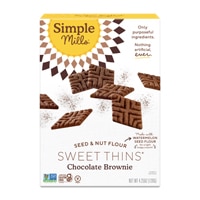 Simple Mills Sweet Thins Gluten Free Chocolate Brownie