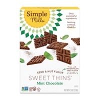 Simple Mills Sweet Thins Gluten Free Chocolate Mint