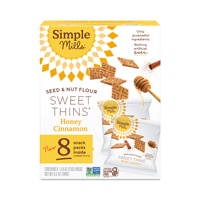 Simple Mills Sweet Thins Gluten Free Snack Pack Honey Cinnamon