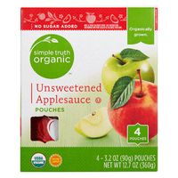 Simple Truth Organic Applesauce Unsweetened