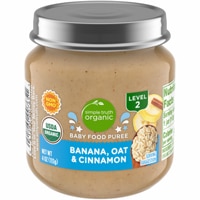 Simple Truth Organic Baby Food Puree Level 2 Banana Oat & Cinnamon