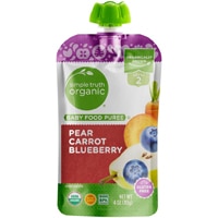 Simple Truth Organic Baby Food Puree Level 2 Pear Carrot Blueberry