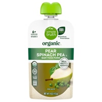 Simple Truth Organic Baby Food Puree Level 2 Pear Spinach Pea