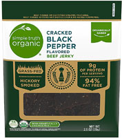 Simple Truth Organic Beef Jerky Cracked Black Pepper