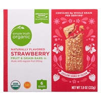 Simple Truth Organic Fruit & Grain Bars Strawberry