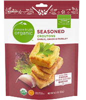 Simple Truth Organic Seasoned Croutons Garlic Onion & Parsley