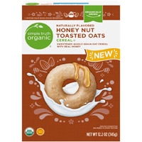 Simple Truth Organic Toasted Oas Cereal Honey Nut