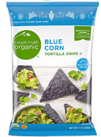 Simple Truth Organic Tortilla Chips Blue Corn