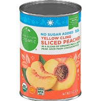 Simple Truth Organic Yellow Cling Sliced Peaches No Sugar Added