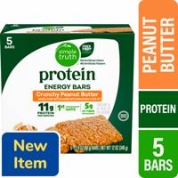 Simple Truth Protein Energy Bars Crunchy Peanut Butter