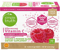 Simple Truth Effervescent Vitamin C Powder Blend Raspberry