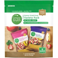 Simple Truth Freeze Dried Mixed Fruit & Strawberries and Bananas Variety Pack