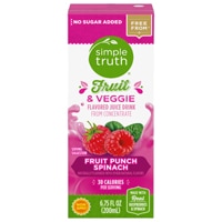 Simple Truth Kids Juice Boxes Fruit Punch Spinach