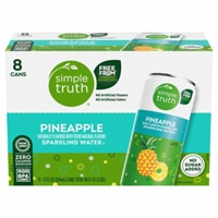 Simple Truth Naturally Flavored Sparkling Selzter Water Pineapple