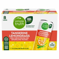 Simple Truth Naturally Flavored Sparkling Water Tangerine Lemongrass