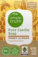 Simple Truth Pure Castile Soap Bar Honey Almond