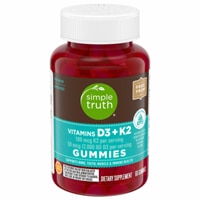 Simple Truth Vitamins D3 + K2 Gummies Mixed Berry