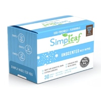 Simpleaf Flushable Wipes Single Wipes Unscented