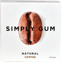 Simply Gum Natural Chewing Gum Coffee